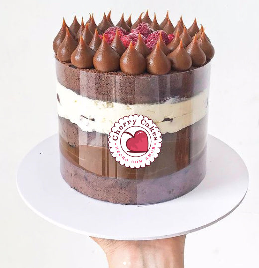 Strawberry Cream + Chocolate Mousse - Nacked Cake